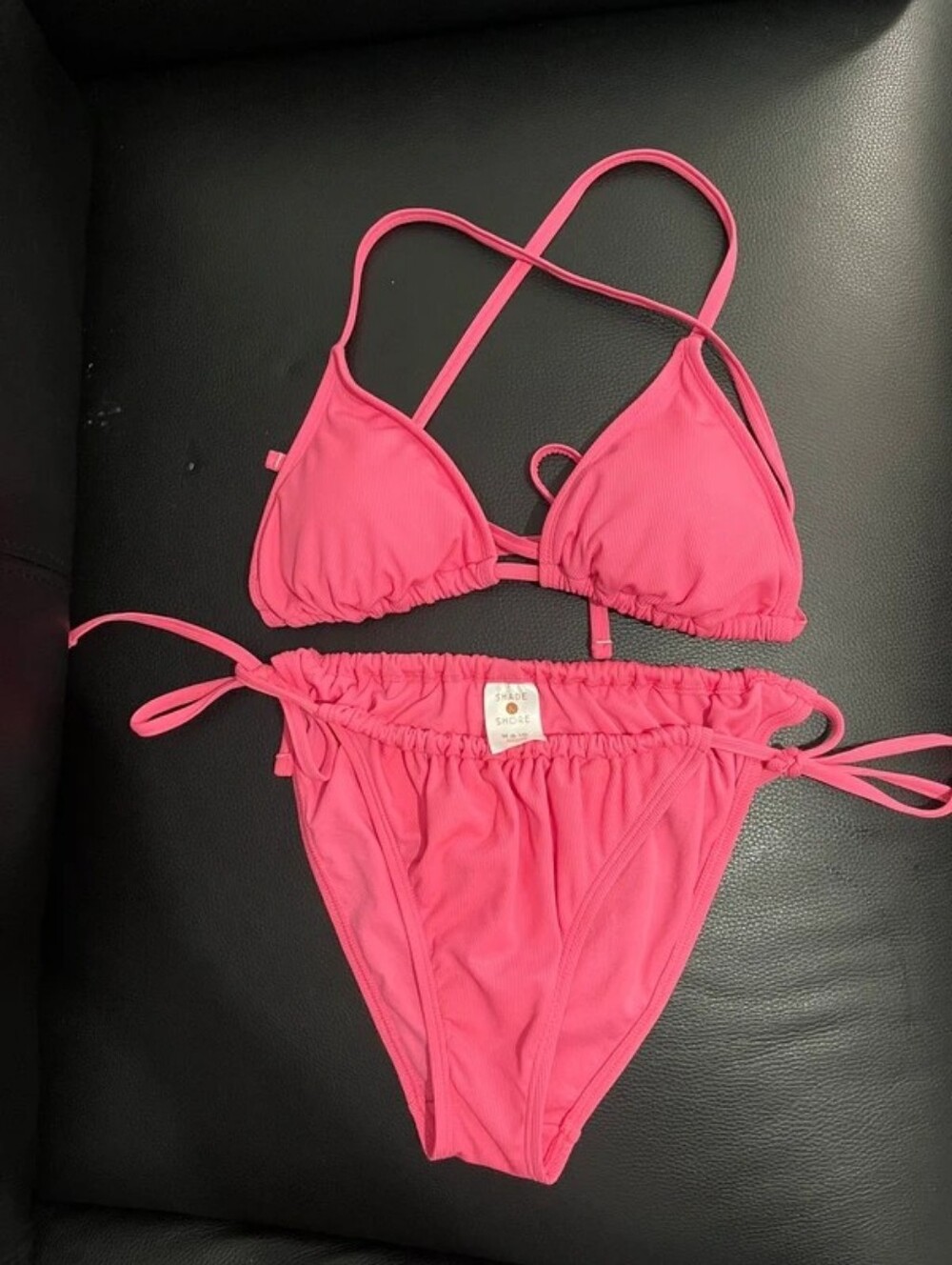 Shade & Shore Deep Green Women's Two-Piece Bikini Set